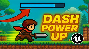 Unreal Engine 5 2D Dash Ability Tutorial – Add HUD to Regain Dash Power Easily