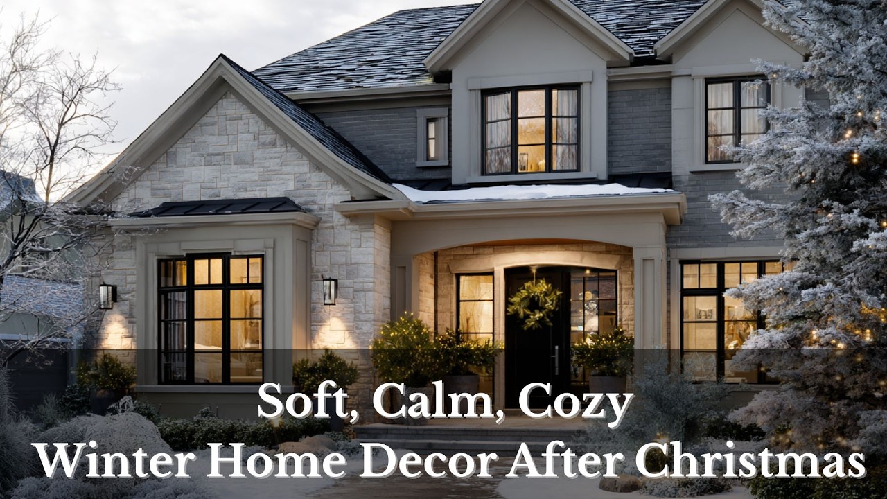 ❄️Мягкий, спокойный, уютный: зимний декор для дома после Рождества