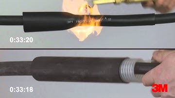 Cold Shrink vs  Heat Shrink Tube Demonstration
