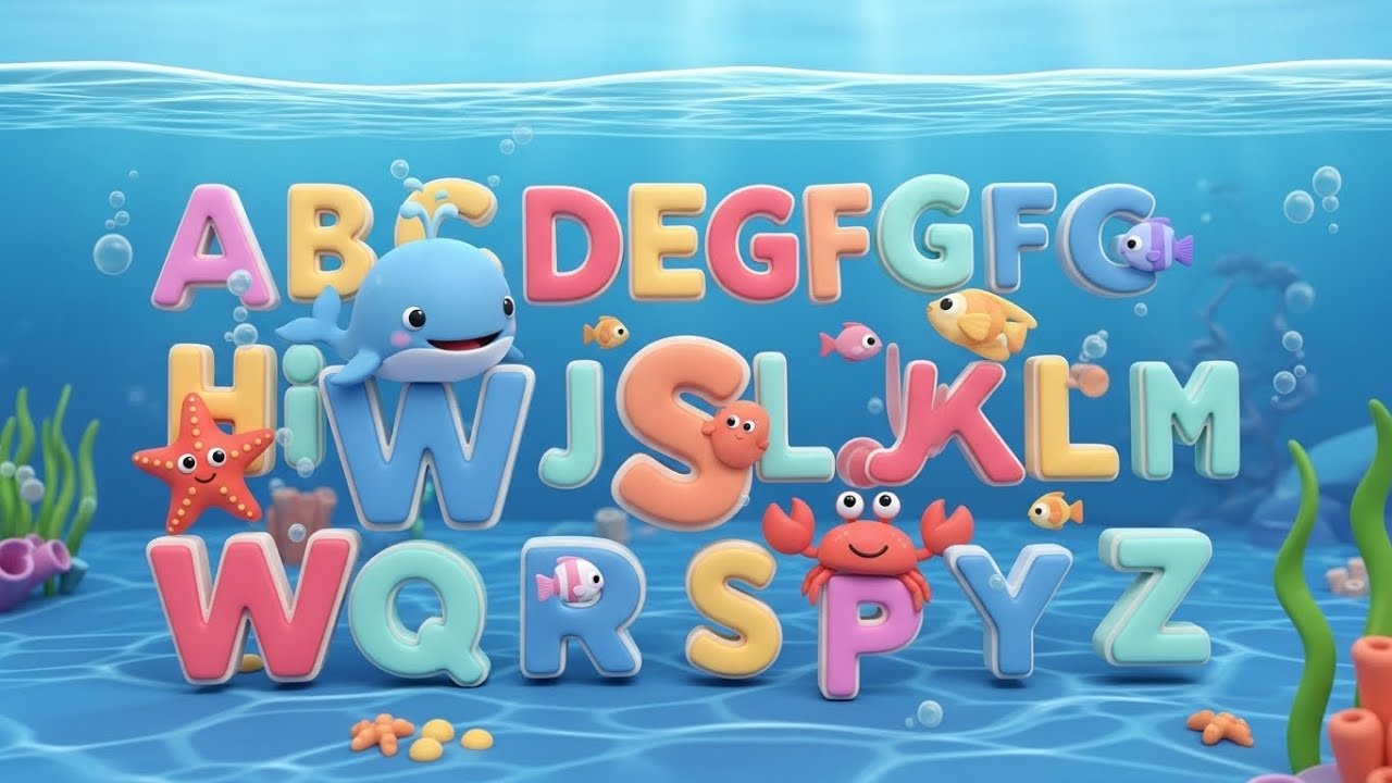 Alphabet Ocean Puzzle 🌊🔤   Learn ABC and Letters for Kids   Preschool Educational Video