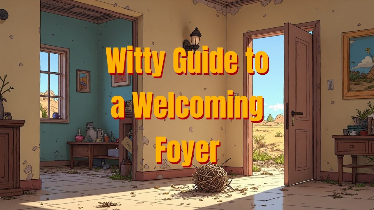 Witty Guide to a Welcoming Foyer