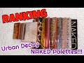 RANKING *ALL* My Urban Decay Naked Palettes | Worse?? BEST??!!