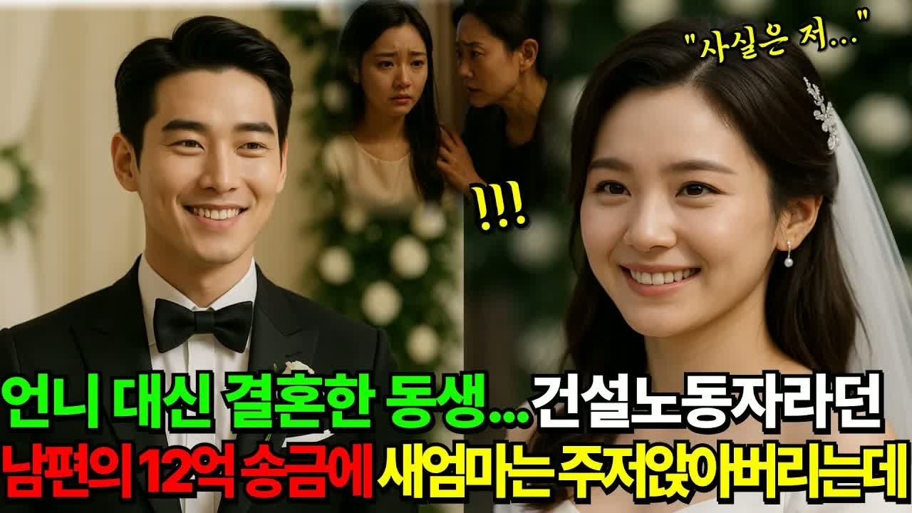언니 대신 결혼한 후 숨겨온 비밀, 12억을 받게 된 날 밝혀진 진짜 가문 배경… 원치 않았던 결혼의 충격적 반전