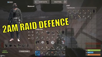 EPIC 2AM RAID DEFENCE! - Rust #rust