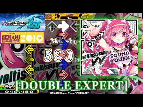 【DDR A20】 voltississimo [DOUBLE EXPERT] 譜面確認＋クラップ