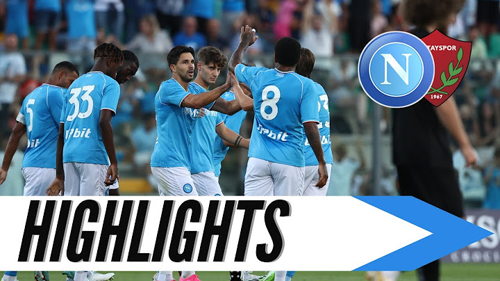 HIGHLIGHTS NAPOLI-HATAYSPOR 4-0 #sscnapoli
