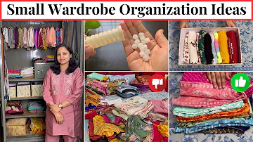 10 Wardrobe Organization Hacks | Space & Money Saving Wardrobe Organization Ideas | Urban Rasoi