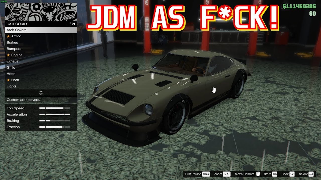 GTA 5 Karin 190Z REVIEW + Hidden door! WOW