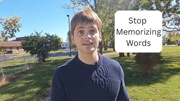 Stop memorizing words that is not how you learn a language.