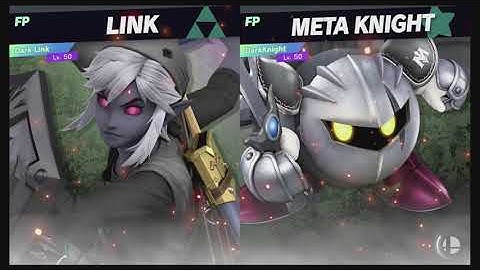 Super Smash Bros Ultimate Amiibo Fights – Request #15020 Dark Link vs Dark Meta Knight