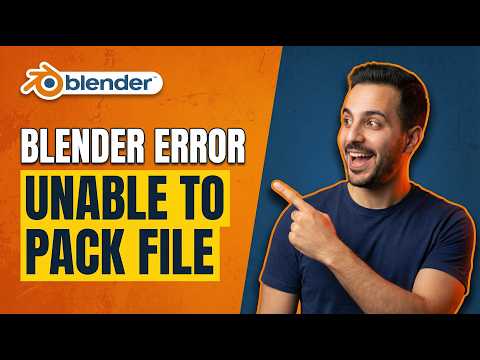 Blender Error Unable To Pack File (Easy Fix Guide)