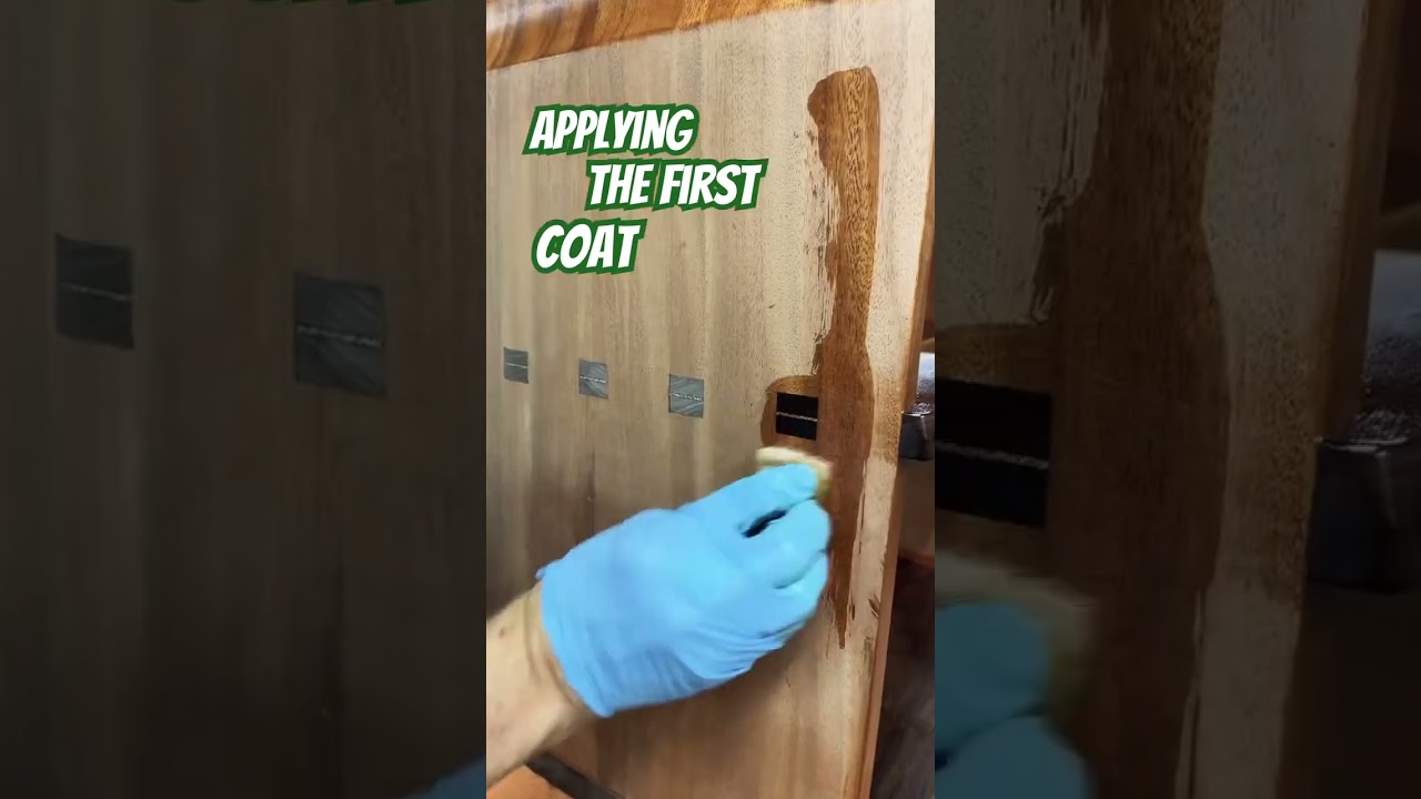 Applying the first coat