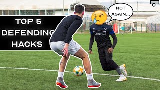 5 BASIC DEFENDING SECRETS - How to improve as a defender in soccer FAST screenshot 4