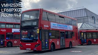 Maxed Out | VMH2530 LF68PXG Metroline Travel | Journey on 113