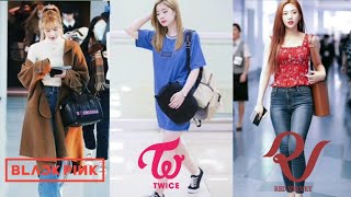 KPOP AIRPORT FASHION - BLACKPINK vs RED VELVET vs TWICE