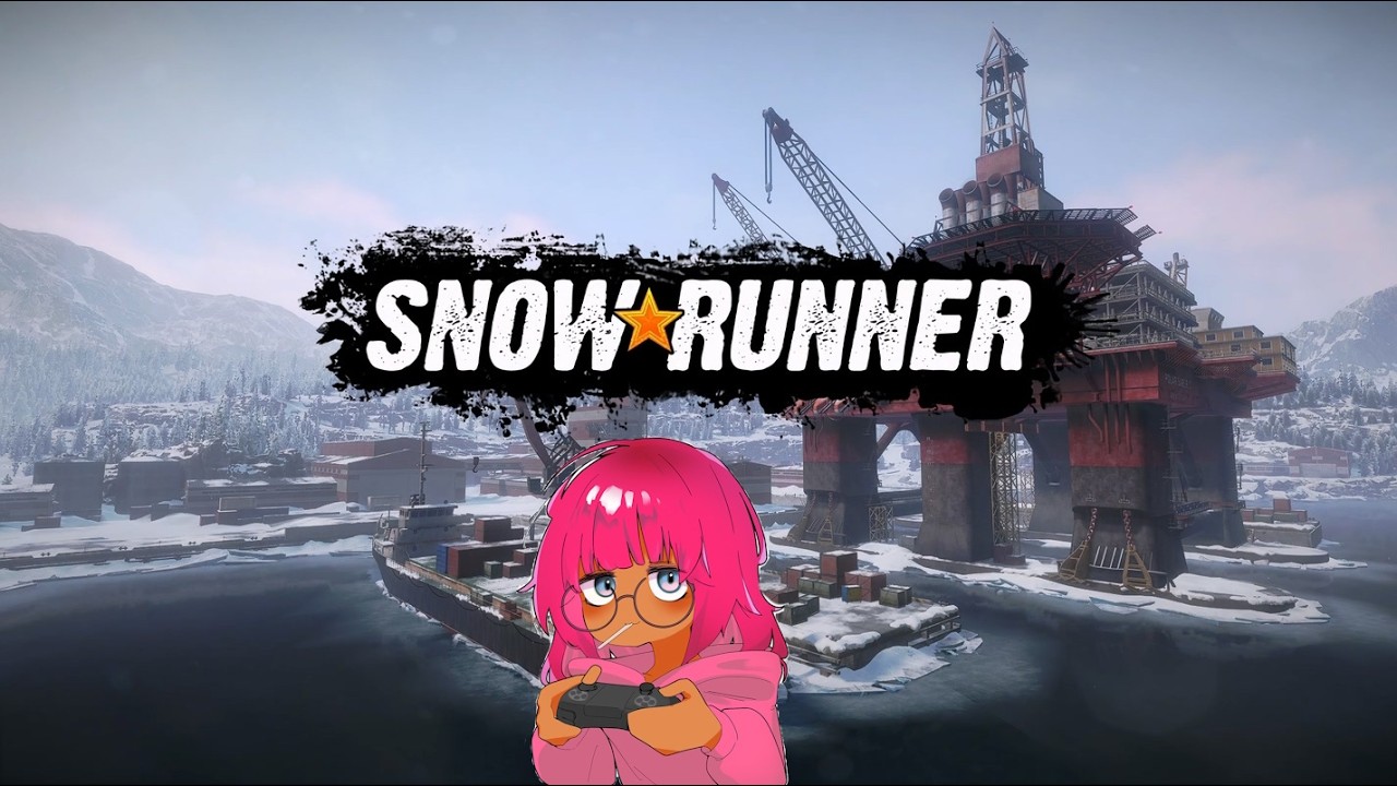 泥まみれ💦】#55 Snow☆Runner スノーランナー 🛻❄️　ゲーム実況🎮【ぬたぬた道🌧️】