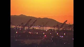 Sunset shot on Ikegami Itc 730A