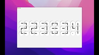 Clock Wall(macOS version) screenshot 4