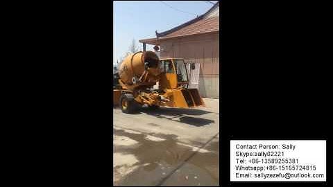 self loading concrete mixer truck contacts