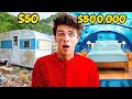 I SURVIVED $50 VS $500,000 Vacation!