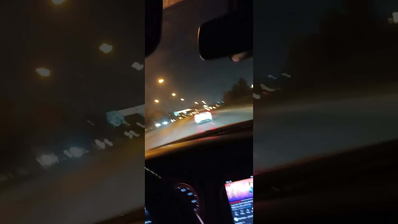 M120 highway ERBIL night drive 