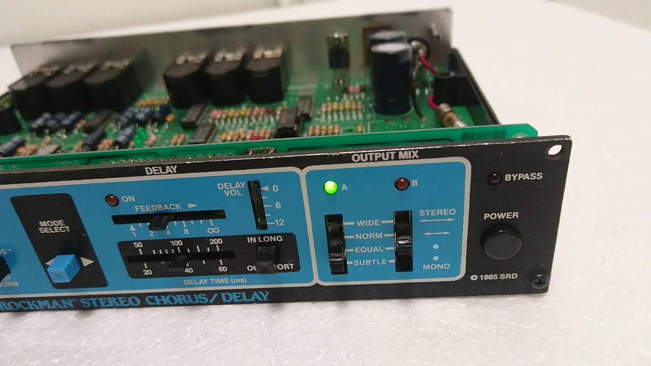 ROCKMAN STEREO CHORUS/DELAY 1985 SRD - YouTube