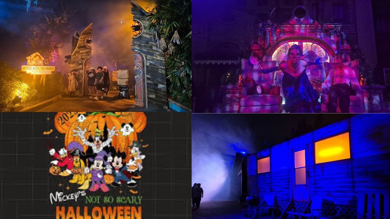 Central Florida Halloween 2025 ! All 4 theme park event's !