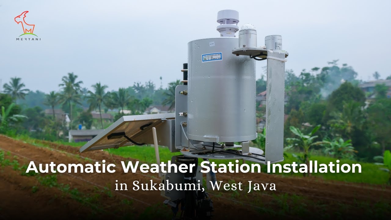 Automatic Weather Station Installation in Sukabumi, West Java - YouTube