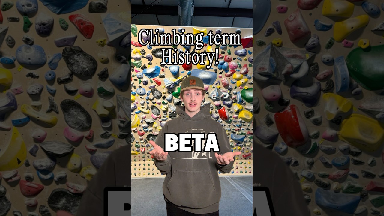 Where does the word “beta” come from in climbing🤯 