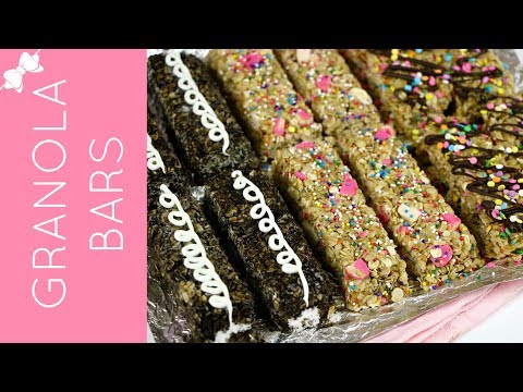 How To Make No-Bake Granola Bars: Hostess, Circus Animal & Birthday Cake // Lindsay Ann Bakes
