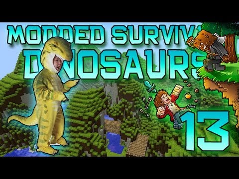 Minecraft: Modded Dinosaur Survival Let's Play w/Mitch! Ep. 13 - EVIL T-REX! - Minecraft: Modded Dinosaur Survival Let's Play w/Mitch! Ep. 13 - EVIL T-REX!