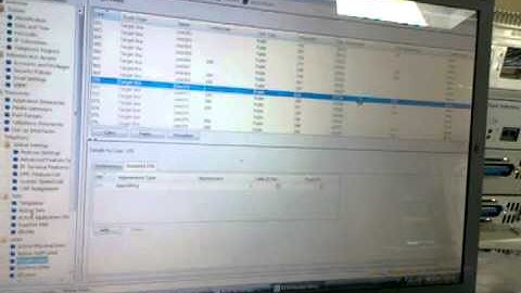 Configure target lines on nortel bcm450