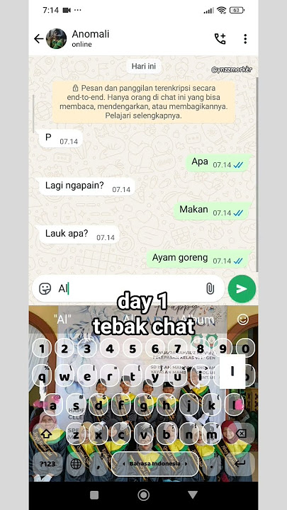 day 1 tebak chat😂😉😎 #meme #day1 #videolucu #trending #tebaktebakan #chat #whatsapp #ynzzmorkèr