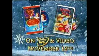 Beauty and the Beast The Enchanted Christmas, Winnie the Pooh A Very Merry Pooh Year (Nov 8, 2002)