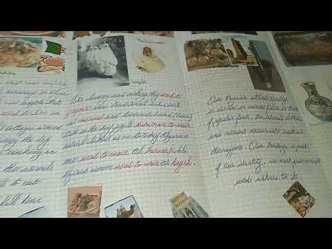 مشروع التراث في مادة الإنجليزية السنة الثالثة متوسط الفصل الأول