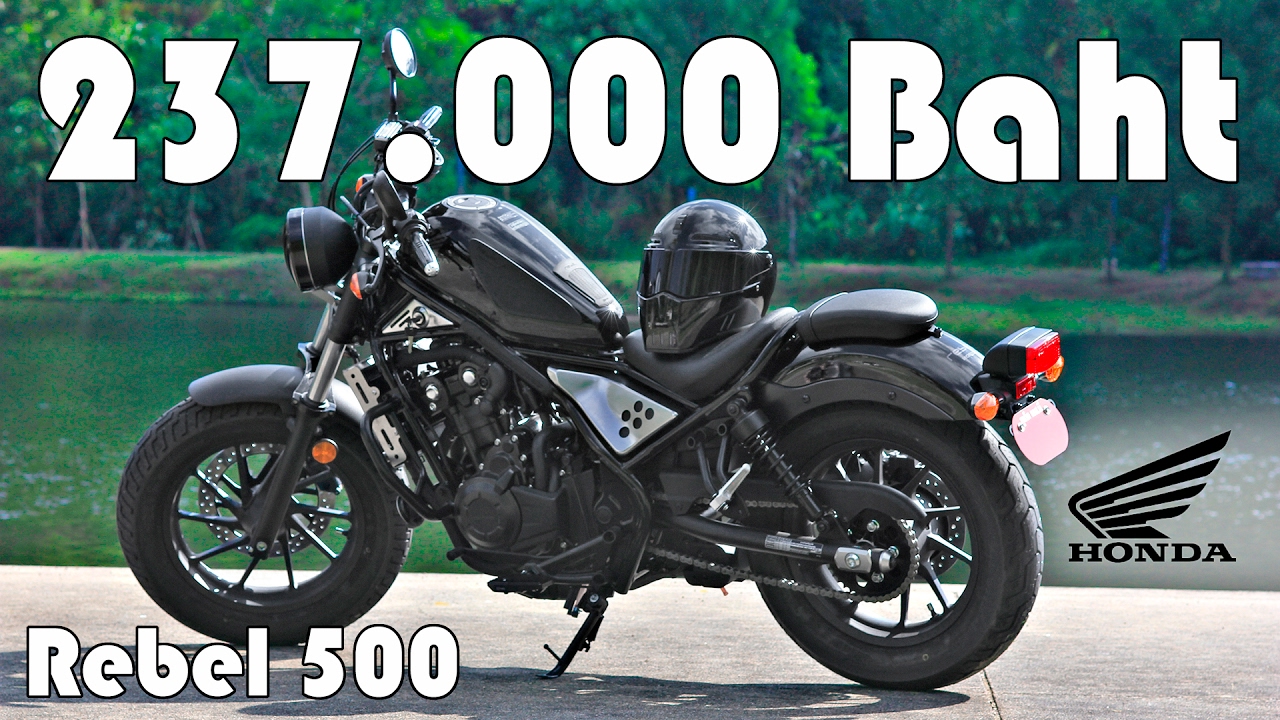 BUYING A $6500 DOLLAR MOTORBIKE IN THAILAND - 2017 NEW HONDA REBEL 500 ...
