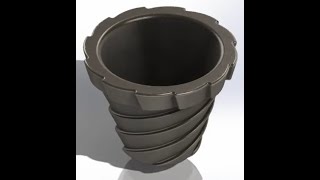 Solidworks Tute -- How to make 'FLOWER POT' Wealth