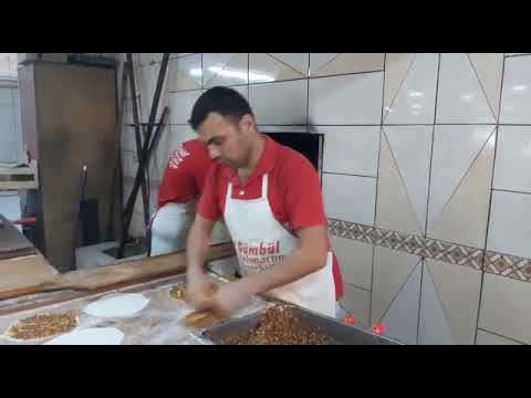 2 SANİYEDE 1 LAHMACUN SERME,DÖŞEME