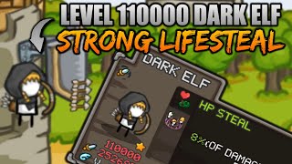 THE BEST HEALER! I got my LEVEL 110K DARK ELF  | GROW CASTLE