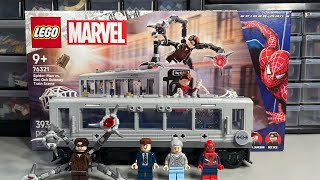 Lego Marvel 76321 Spider Man Vs Doc Ock Subway Train Scene 2025 Set Review