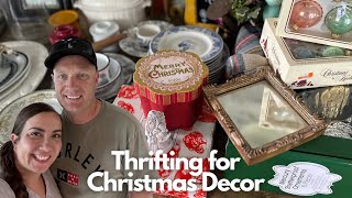 Thrift with me  Thrifting for Holiday Home Decor  Reselling