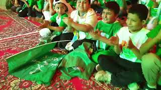 احتفال مدرسة حي النظيم الابتدائية باليوم الوطني السعودي 92