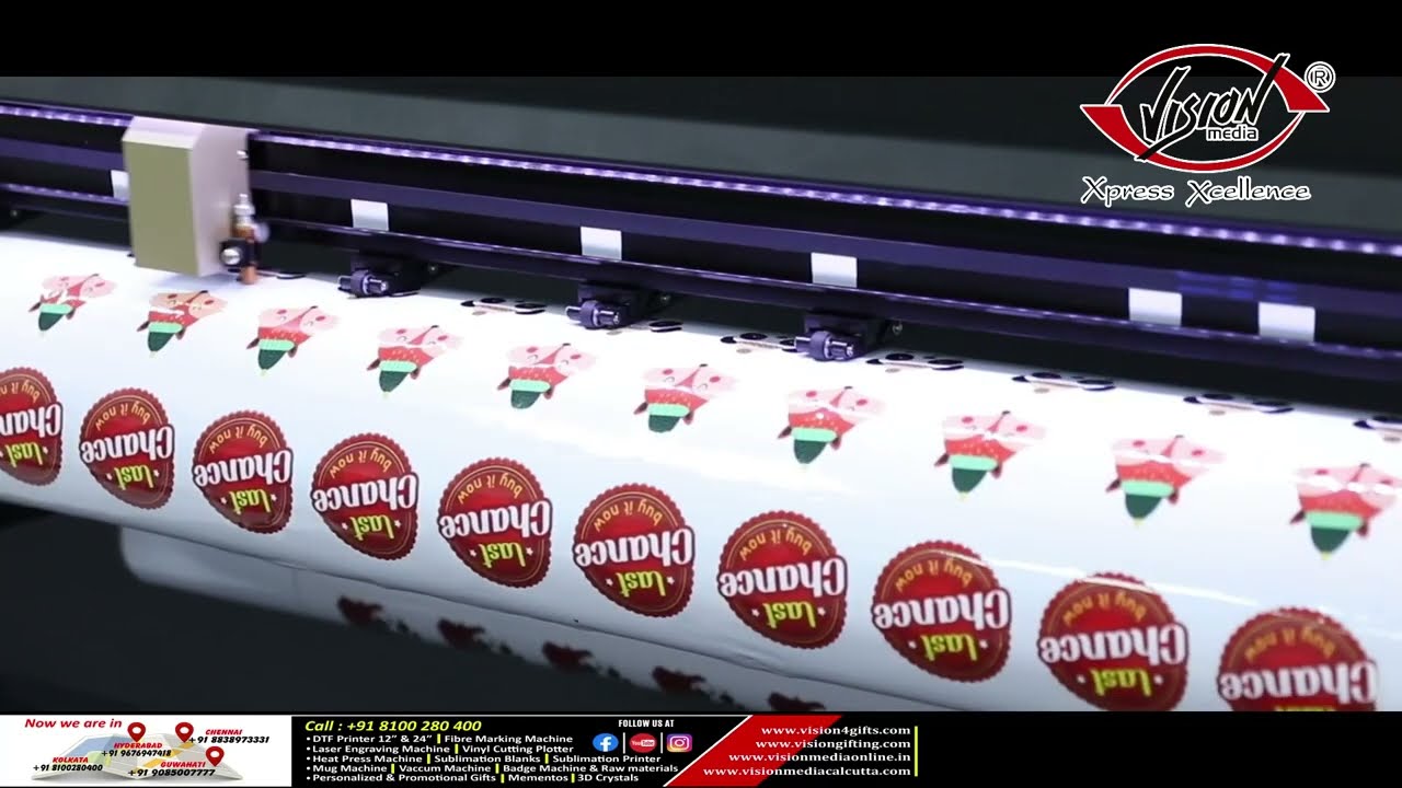 OPTICAL PLOTTER VH60 | CAR STICKER CUTTING PLOTTER | VISION MEDIA