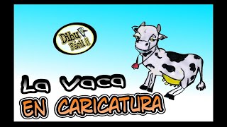 Como dibujar✍y pintar 🎨una VACA en caricatura paso a paso (creación de personajes para decorar) 1️⃣. screenshot 5