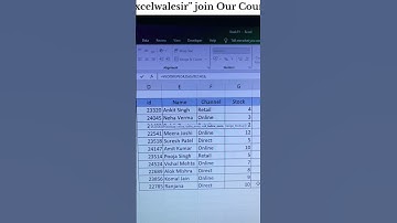 Array in VLOOKUP in Excel #excelwalesir #exceltricks #exceltips #exceltraining #exceltraining #yt