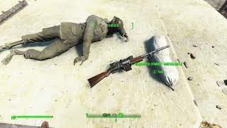 Where to get a Combat Sniper Rifle at Level 1 (Fallout 4). screenshot 3