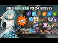 Solo C6 Faruzan vs 24 Bosses Without Food Buff | Genshin Impact