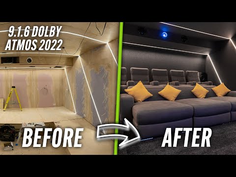 INCREDIBLE HOME CINEMA TOUR AND TRANSFORMATION 2022 (Insane Dolby Atmos 9.1.6)