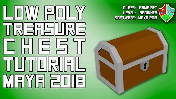 Model & Texture a Low Poly Chest in Maya 2018 | Maya 2018 Tutorial