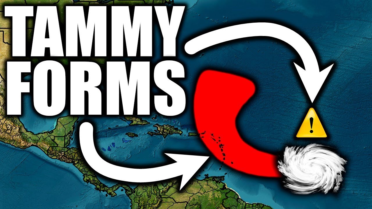 Hurricane Tammy forms; watches, warnings for Leeward Islands